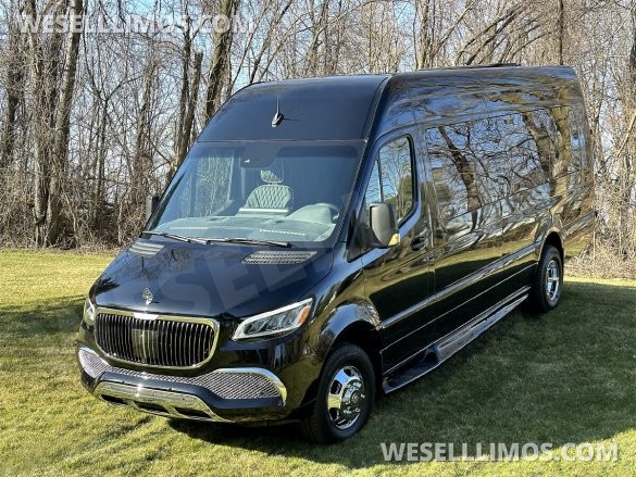 2024 Maybach Trim Leather Seating Heat Cool Massage Auto Elite MB Sprinter Road Liner Limousine