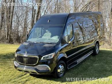 2024 Maybach Trim Leather Seating Heat Cool Massage Auto Elite MB Sprinter Road Liner Limousine