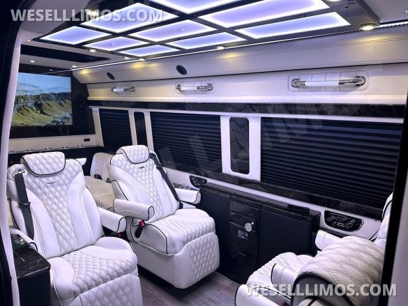 2024 Maybach Trim Leather Seating Heat Cool Massage Auto Elite MB Sprinter Road Liner Limousine