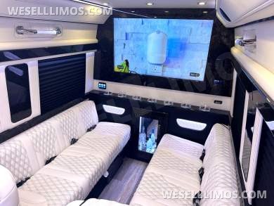 2024 Maybach Trim Leather Seating Heat Cool Massage Auto Elite MB Sprinter Road Liner Limousine