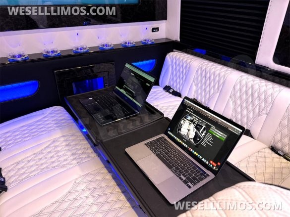 2024 Maybach Trim Leather Seating Heat Cool Massage Auto Elite MB Sprinter Road Liner Limousine