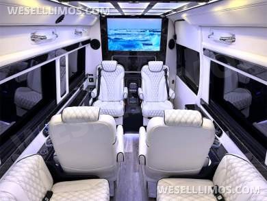 2024 Maybach Trim Leather Seating Heat Cool Massage Auto Elite MB Sprinter Road Liner Limousine