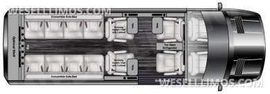 2024 Maybach Trim Leather Seating Heat Cool Massage Auto Elite MB Sprinter Road Liner Limousine