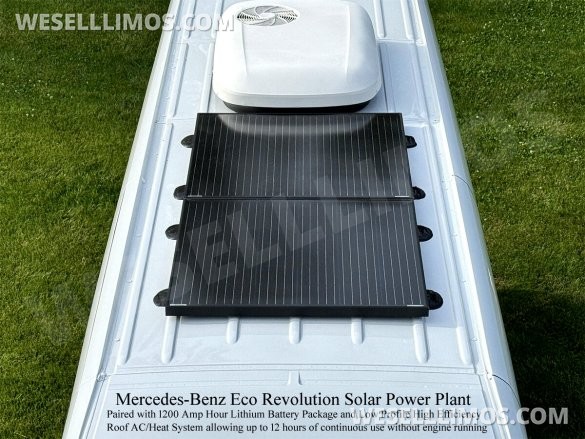 2025 AWD Eco Revolution Heat and Massage Seats Solar Power Auto Elite Mercedes-Benz Sprinter