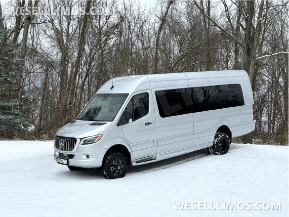 2023 AWD AMG Trim Road Liner 747 15 Passenger Coach Mercedes-Benz Sprinter