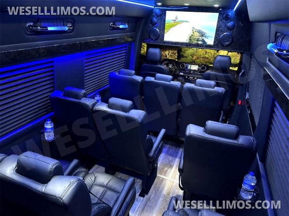 2023 AWD AMG Trim Road Liner 747 15 Passenger Coach Mercedes-Benz Sprinter