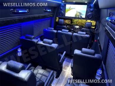 2023 AWD AMG Trim Road Liner 747 15 Passenger Coach Mercedes-Benz Sprinter