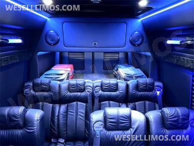 2023 AWD AMG Trim Road Liner 747 15 Passenger Coach Mercedes-Benz Sprinter
