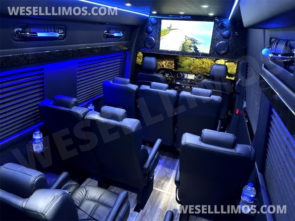 2023 AWD AMG Trim Road Liner 747 15 Passenger Coach Mercedes-Benz Sprinter