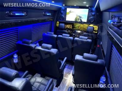 2023 AWD AMG Trim Road Liner 747 15 Passenger Coach Mercedes-Benz Sprinter
