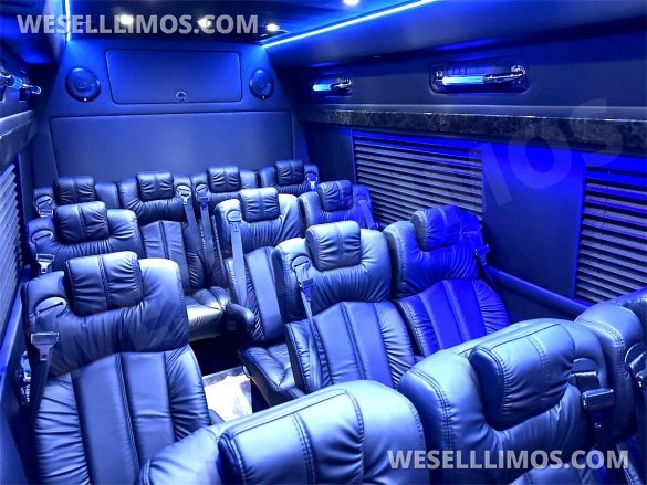 2023 AWD AMG Trim Road Liner 747 15 Passenger Coach Mercedes-Benz Sprinter
