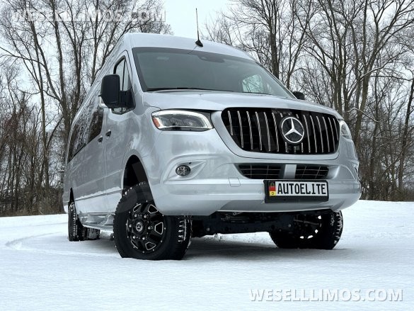 2023 AWD AMG Trim Road Liner 747 15 Passenger Coach Mercedes-Benz Sprinter