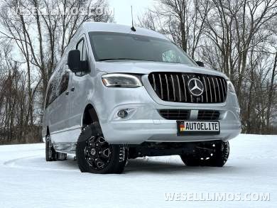 2023 AWD AMG Trim Road Liner 747 15 Passenger Coach Mercedes-Benz Sprinter