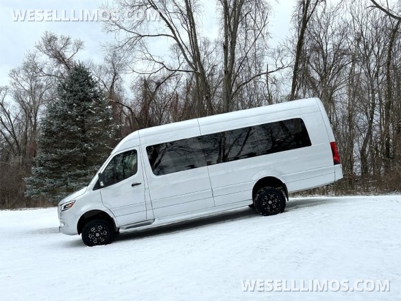 2023 AWD AMG Trim Road Liner 747 15 Passenger Coach Mercedes-Benz Sprinter