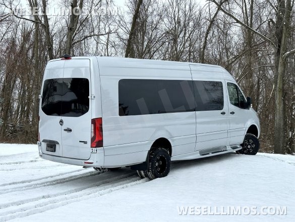 2023 AWD AMG Trim Road Liner 747 15 Passenger Coach Mercedes-Benz Sprinter