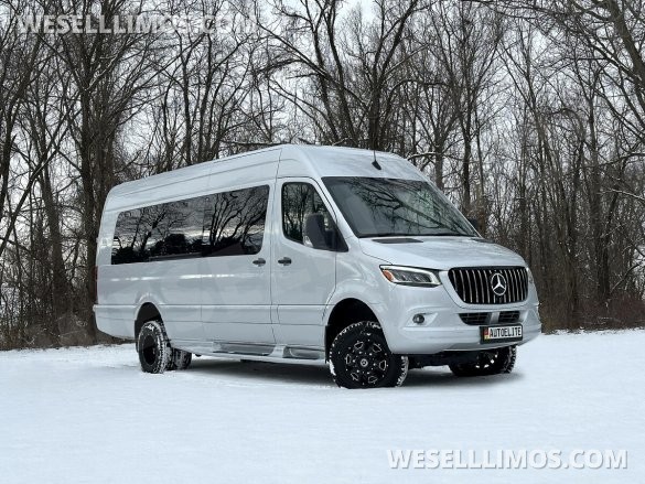 2023 AWD AMG Trim Road Liner 747 15 Passenger Coach Mercedes-Benz Sprinter