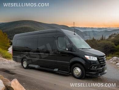 2025 Global Motor Coach Mercedes-Benz Sprinter 3500 - Double J Seat Model Limo Bus