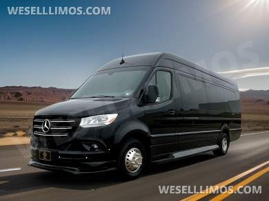 2025 Global Motor Coach Mercedes-Benz Sprinter 3500 - Double J Seat Model Limo Bus