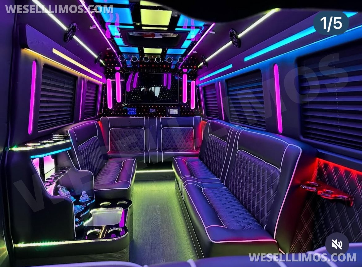 Limo Bus for sale: 2022 Mercedes-Benz Sprinter 3500xd 20&quot;