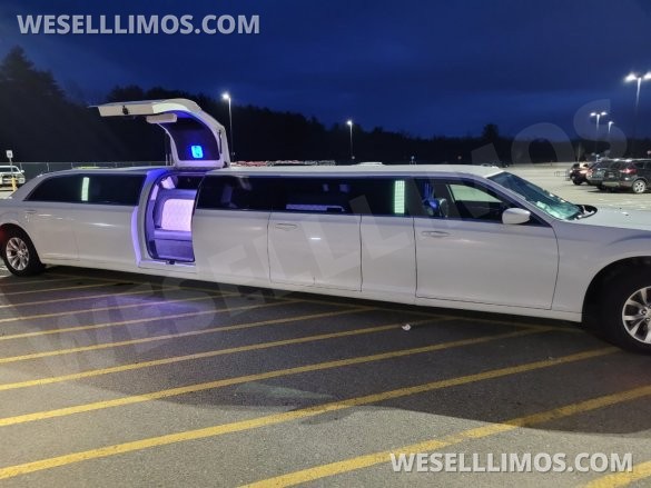 2016 'Limos By Moonlight' Chrysler 300 with Jet and Wedding Door 14 Passenger Limousine.