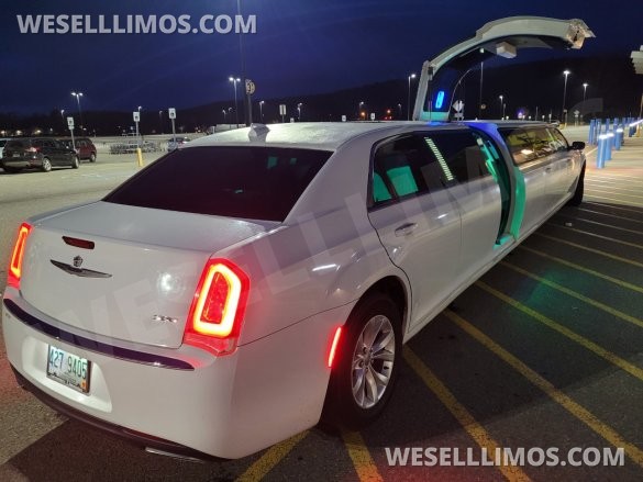 2016 'Limos By Moonlight' Chrysler 300 with Jet and Wedding Door 14 Passenger Limousine.