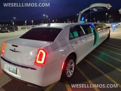 2016 'Limos By Moonlight' Chrysler 300 with Jet and Wedding Door 14 Passenger Limousine.