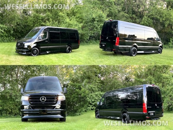 2023 Auto Elite 15 Passenger Coach Road Liner 747 Executive Shuttle Mercedes-Benz Sprinter
