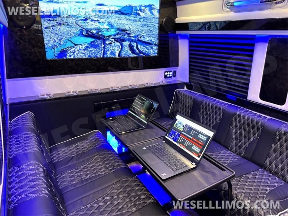 2022 4x4 V6 Road Liner Limousine 15 Passenger Auto Elite Mercedes-Benz Sprinter