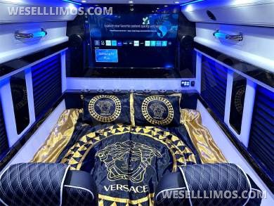 2022 4x4 V6 Road Liner Limousine 15 Passenger Auto Elite Mercedes-Benz Sprinter