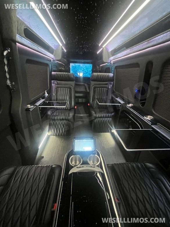 2025 MBZ 3500 Sprinter 170" Ext WB, Fully Loaded Executive CEO - By Limos By Moonlight