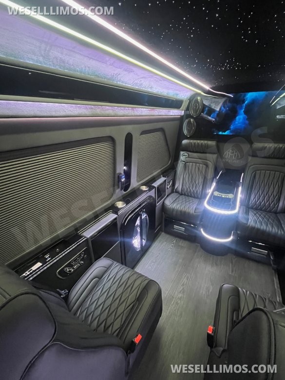 2025 MBZ 3500 Sprinter 170" Ext WB, Fully Loaded Executive CEO - By Limos By Moonlight