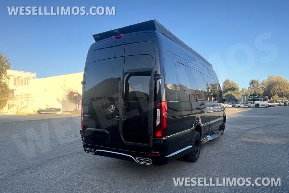 2025 MBZ 3500 Sprinter 170" Ext WB, Fully Loaded Executive CEO - By Limos By Moonlight