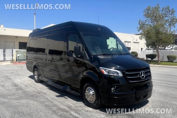2025 MBZ 3500 Sprinter 170" Ext WB, With (2) J-Seats - By Limos By Moonlight