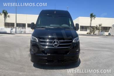 2025 MBZ 3500 Sprinter 170" Ext WB, With (2) J-Seats - By Limos By Moonlight