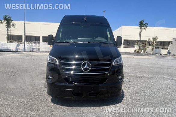 2025 MBZ 3500 Sprinter 170" Ext WB, With (4) Bench Seats - By Limos By Moonlight