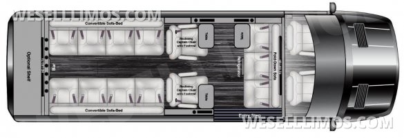 2024 15 Passenger Road Liner Limousine AMG Elegance Trim Auto Elite Mercedes-Benz Sprinter