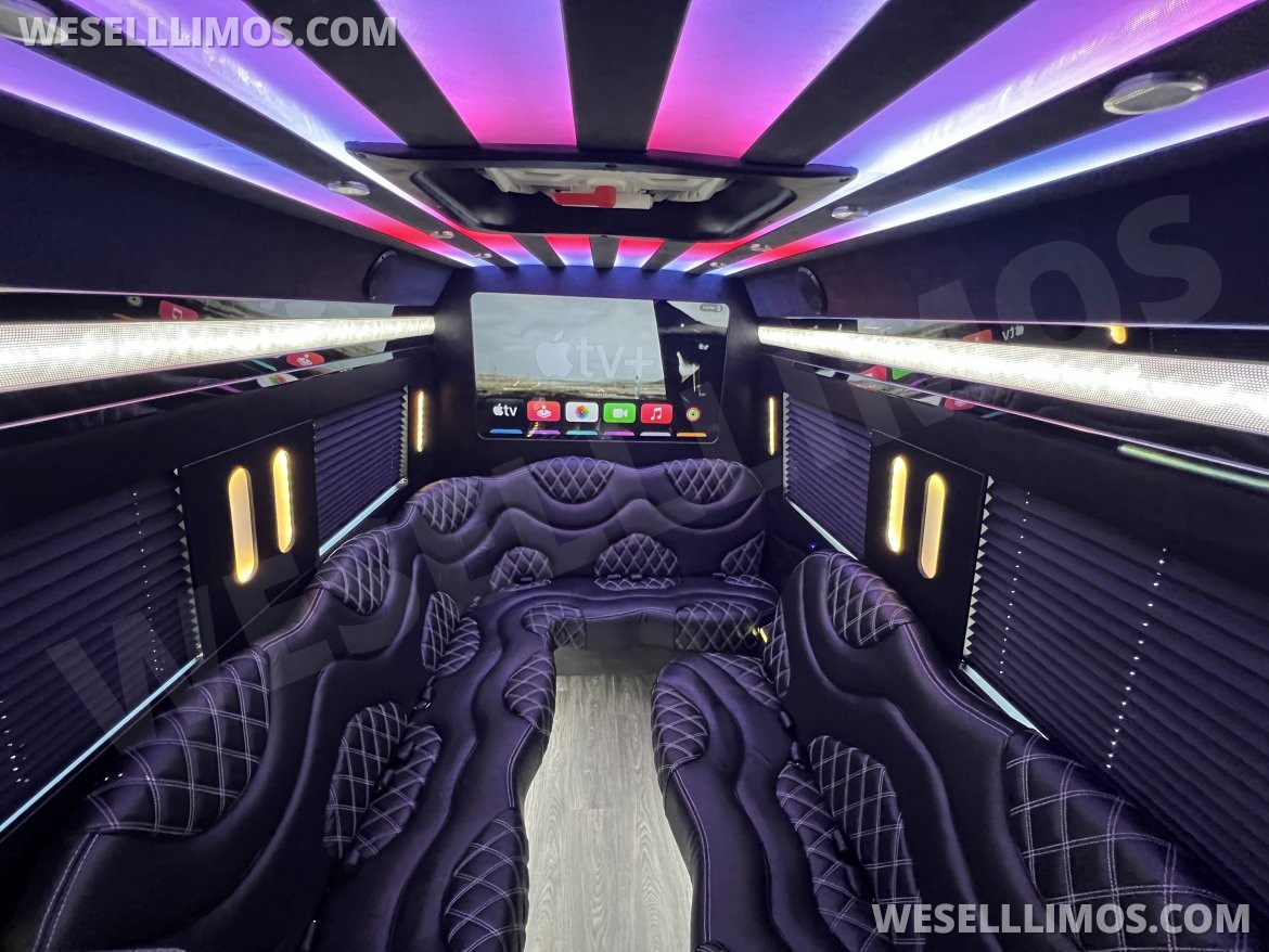 Sprinter for sale: 2025 Mercedes-Benz 14 Passenger Limo 170" by Platinum Big Toys