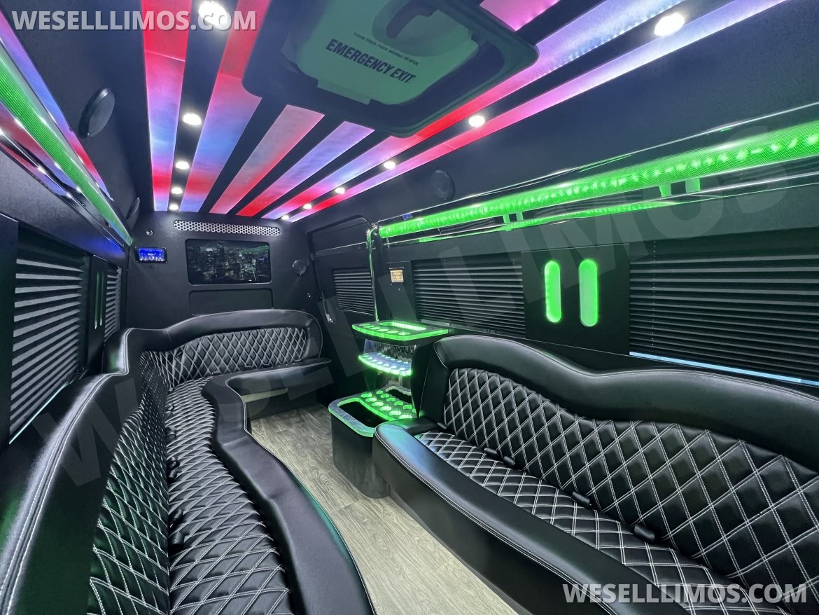 Sprinter for sale: 2025 Mercedes-Benz 14 Passenger Limo 170" by Platinum Big Toys
