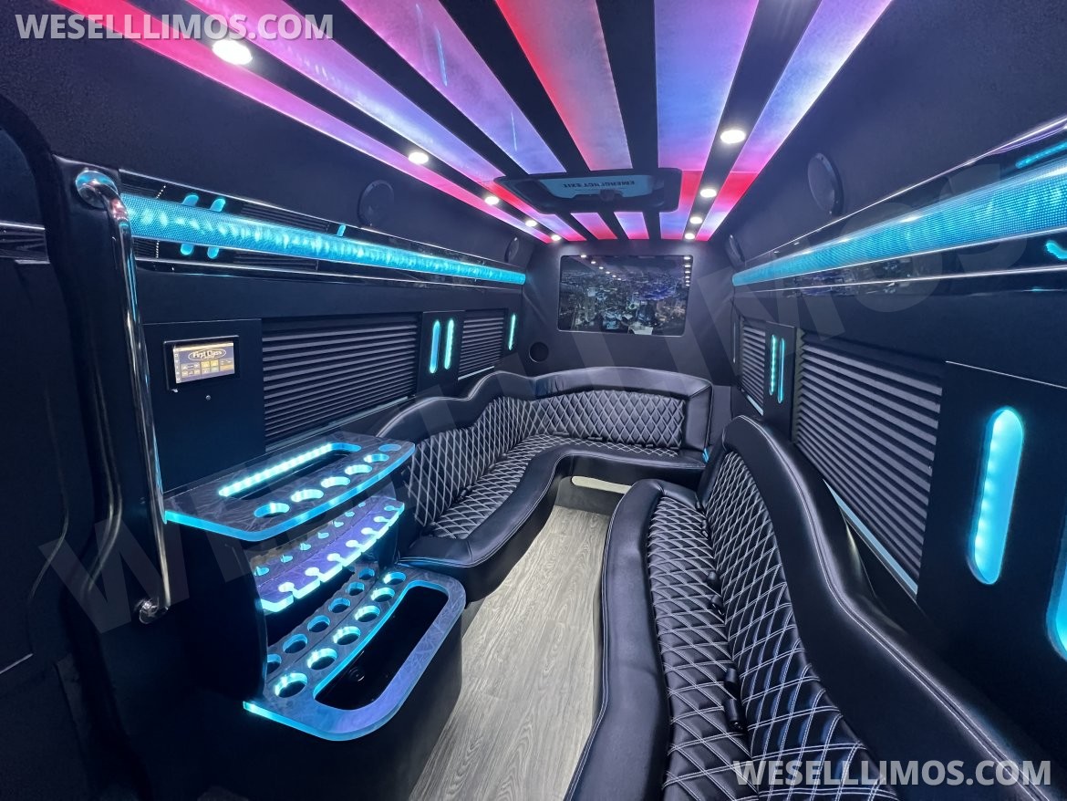 Photo of Sprinter for sale: 2025 Mercedes-Benz 14 Passenger Limo 170&quot; by Platinum Big Toys