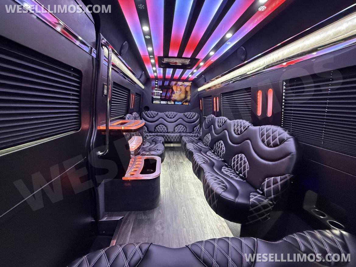 Photo of Sprinter for sale: 2025 Mercedes-Benz 14 Passenger Limo 170&quot; by Platinum Big Toys