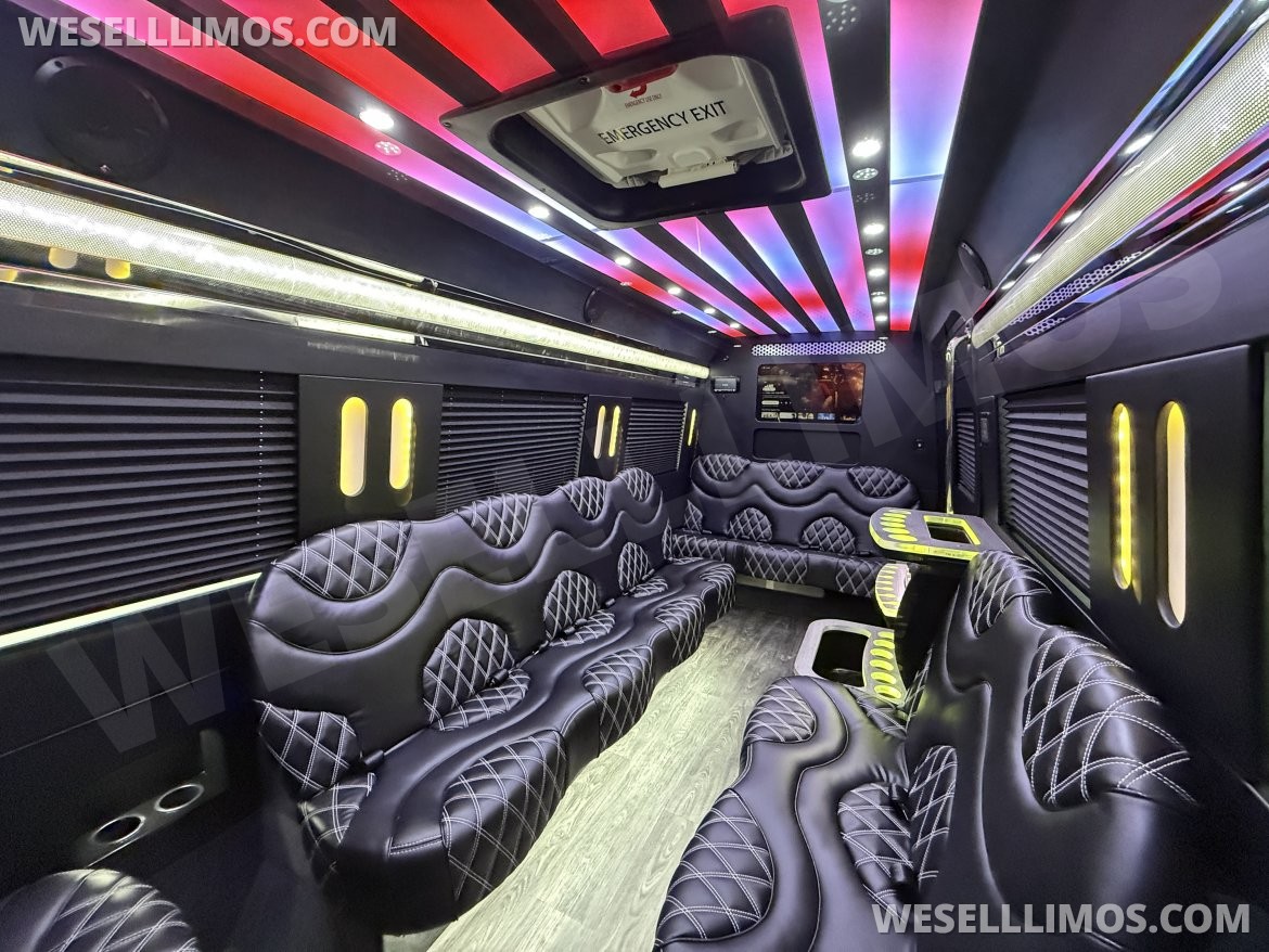 Sprinter for sale: 2025 Mercedes-Benz 14 Passenger Limo 170&quot; by Platinum Big Toys