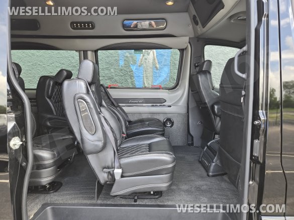 2019 Mercedes-Benz Luxury Sprinter 9 Passenger Conversion Van - Explorer Van Company