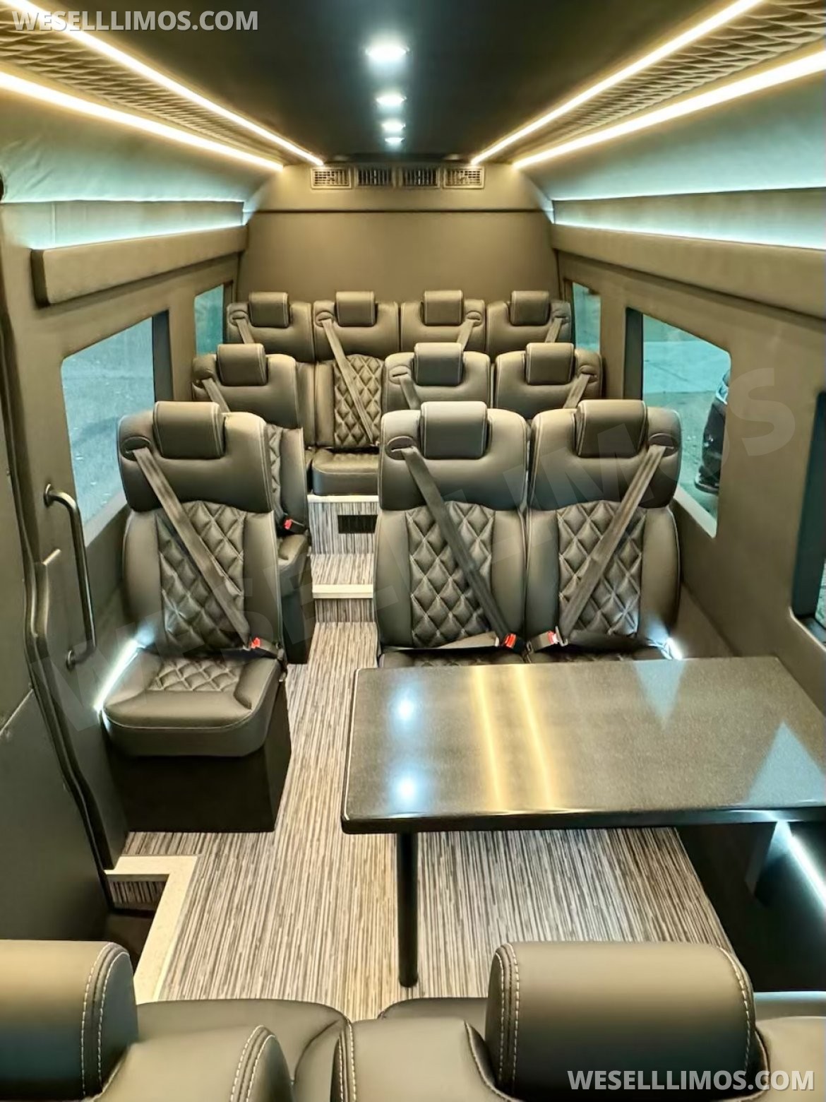 Shuttle Bus for sale: 2024 Mercedes-Benz Sprinter 3500 Corporate Shuttle by Global Motor Coach