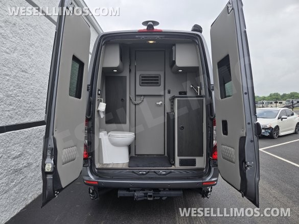 2023 Midwest Automotive Designs Mercedes-Benz Luxe Cruiser 8 Passenger - Rear Bathroom