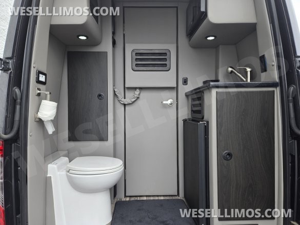 2023 Midwest Automotive Designs Mercedes-Benz Luxe Cruiser 8 Passenger - Rear Bathroom