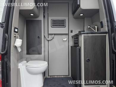 2023 Midwest Automotive Designs Mercedes-Benz Luxe Cruiser 8 Passenger - Rear Bathroom