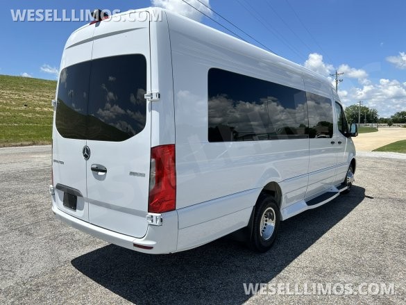 White Mercedes-Benz Sprinter 170ext Limo Style