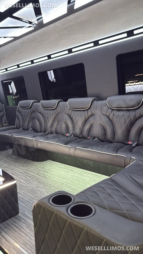 White Mercedes-Benz Sprinter 170ext Limo Style