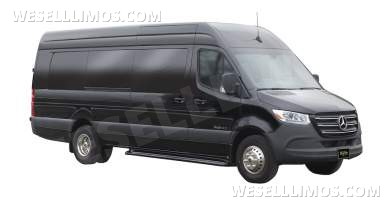 2025 Royale Mercedes-Benz Sprinter Mini Coach Shuttle Bus