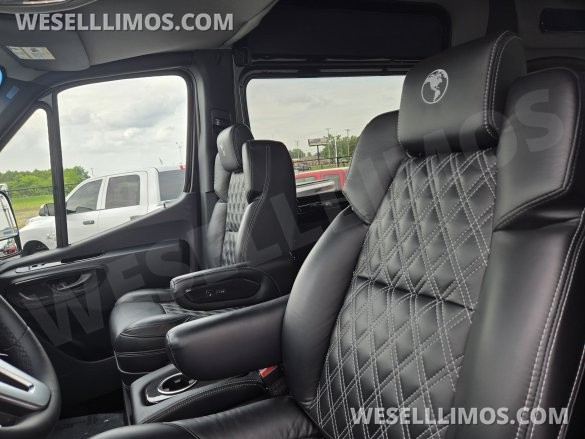 2024 Mercedes-Benz Luxury Sprinter 9 Passenger Conversion Van - Explorer Van Company